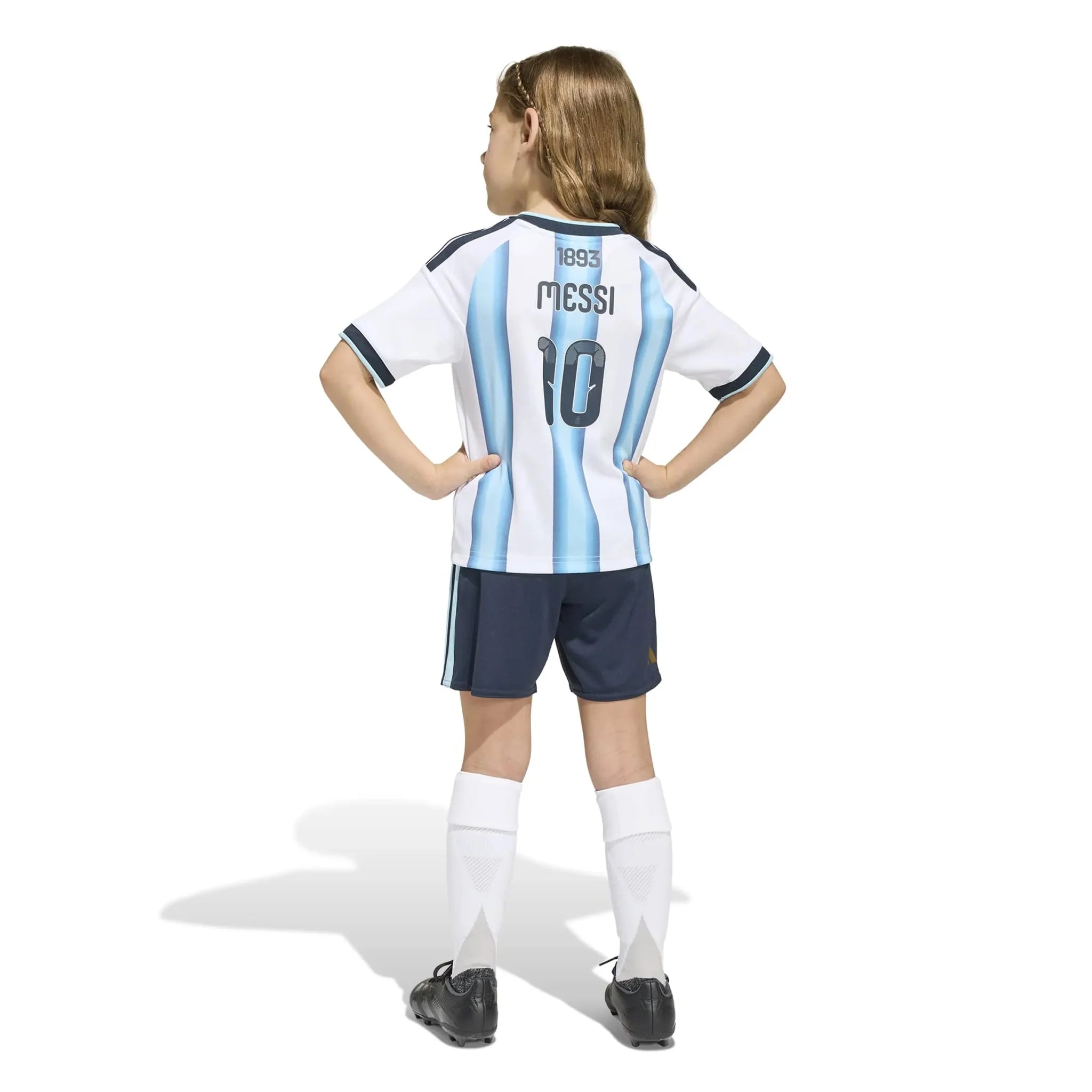 adidas 2026 Argentina Kid's Home Messi #10 Mini Kit
