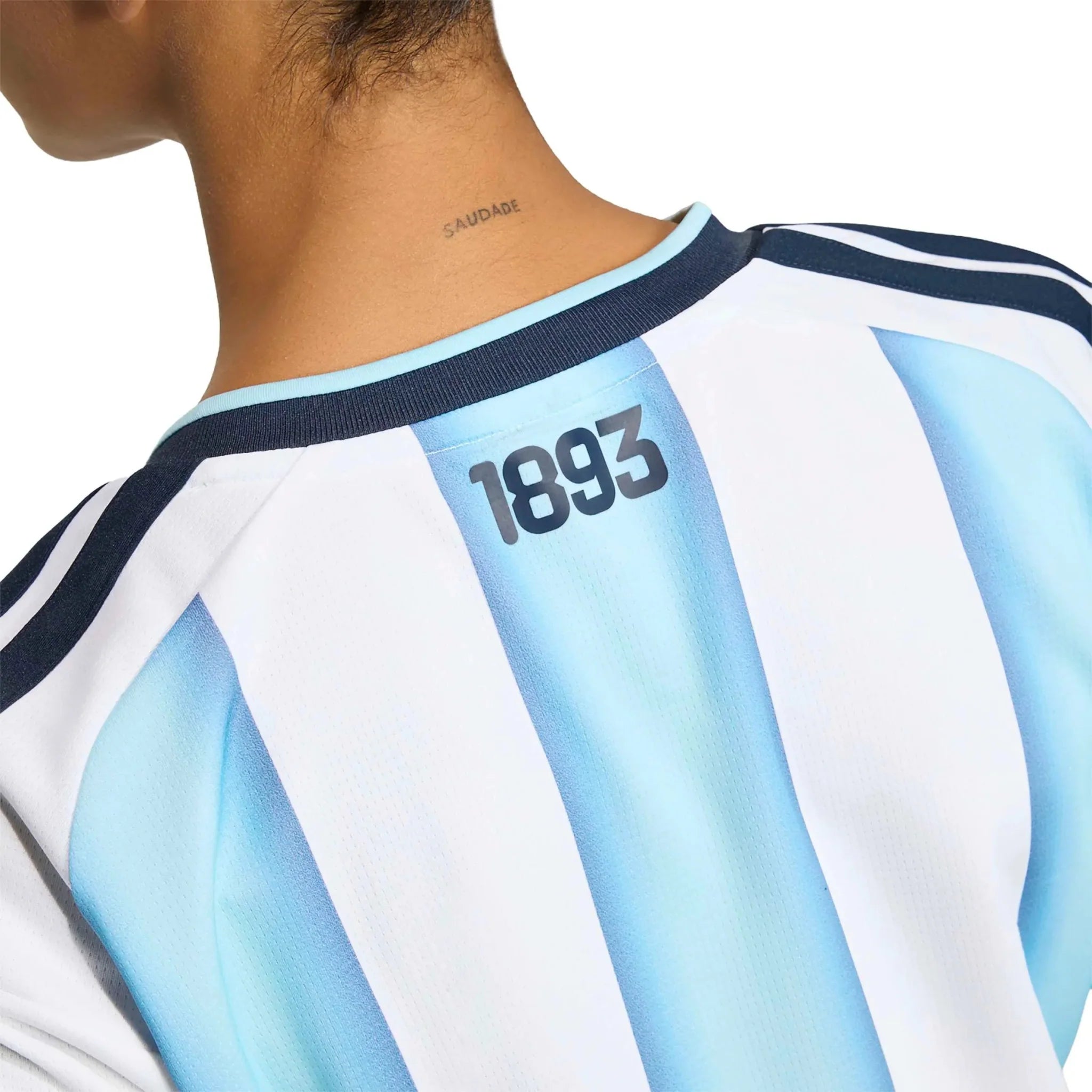 adidas 2026 Argentina Women's Stadium Home Cropped Soccer Jersey