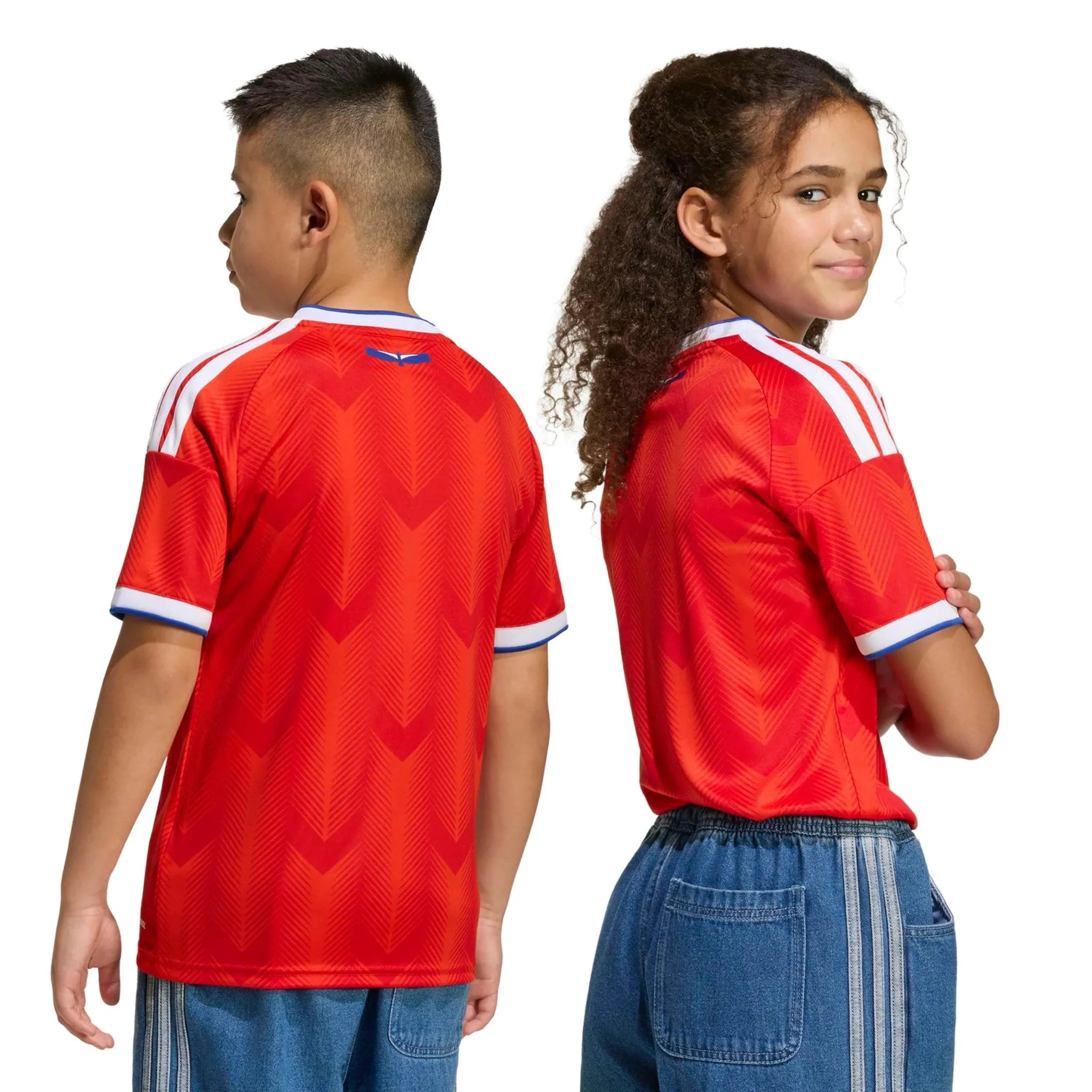 adidas 2026 Chile Youth Stadium Home Soccer Jersey