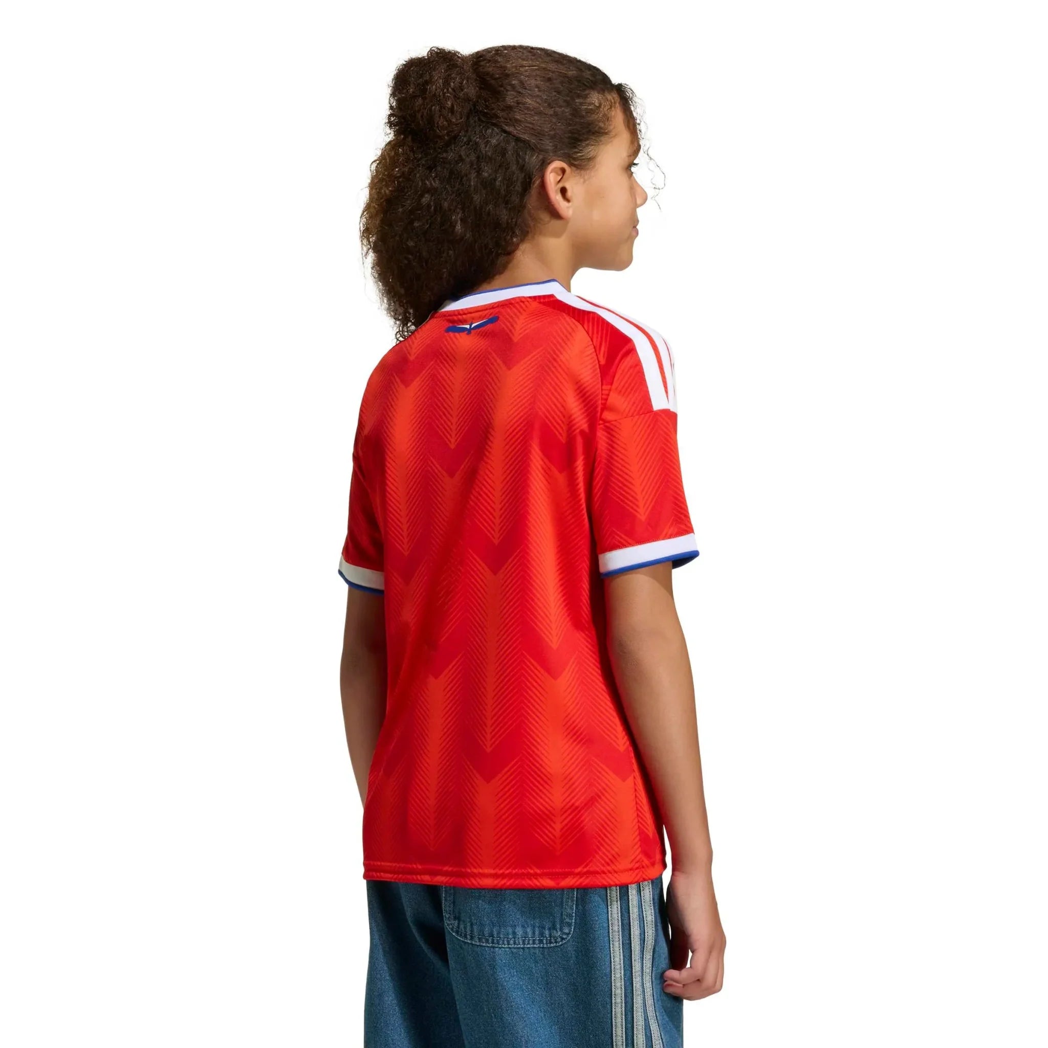 adidas 2026 Chile Youth Stadium Home Soccer Jersey