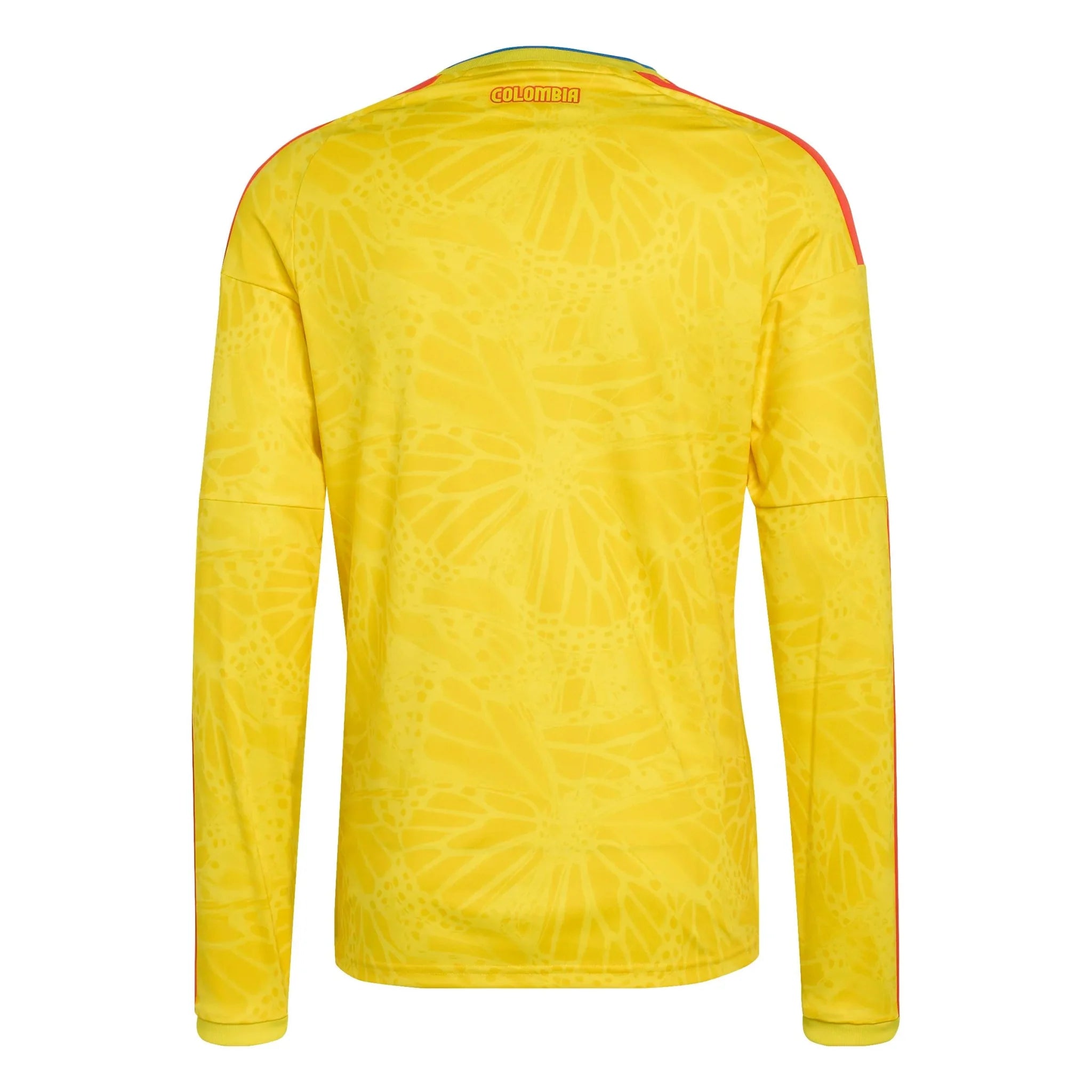 adidas 2026 Colombia Men's Stadium Home Long-Sleeve Soccer Jersey