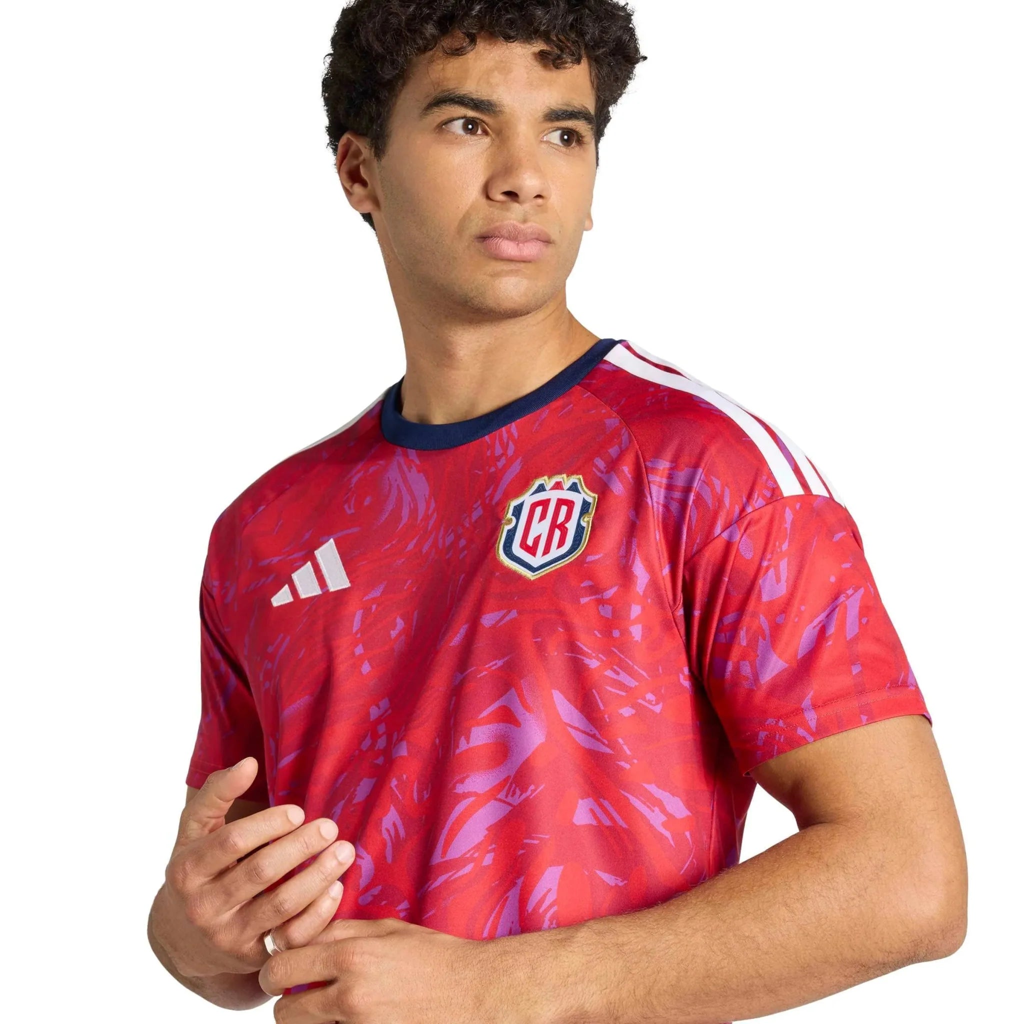 adidas 2026 Costa Rica Men's Stadium Home Soccer Jersey