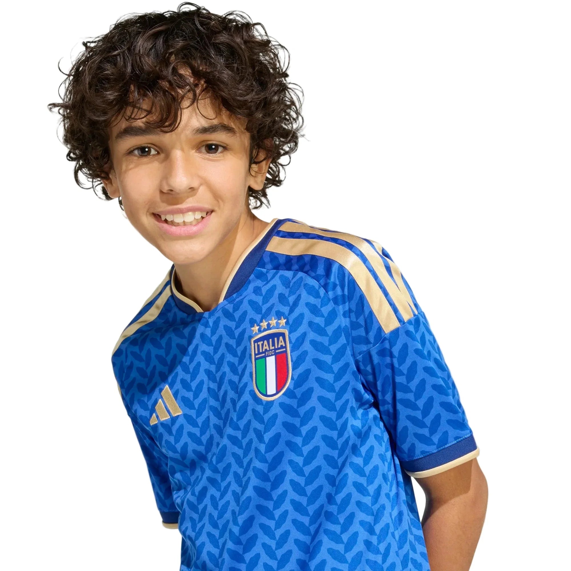 adidas 2026 Italy Youth Stadium Home Soccer Jersey