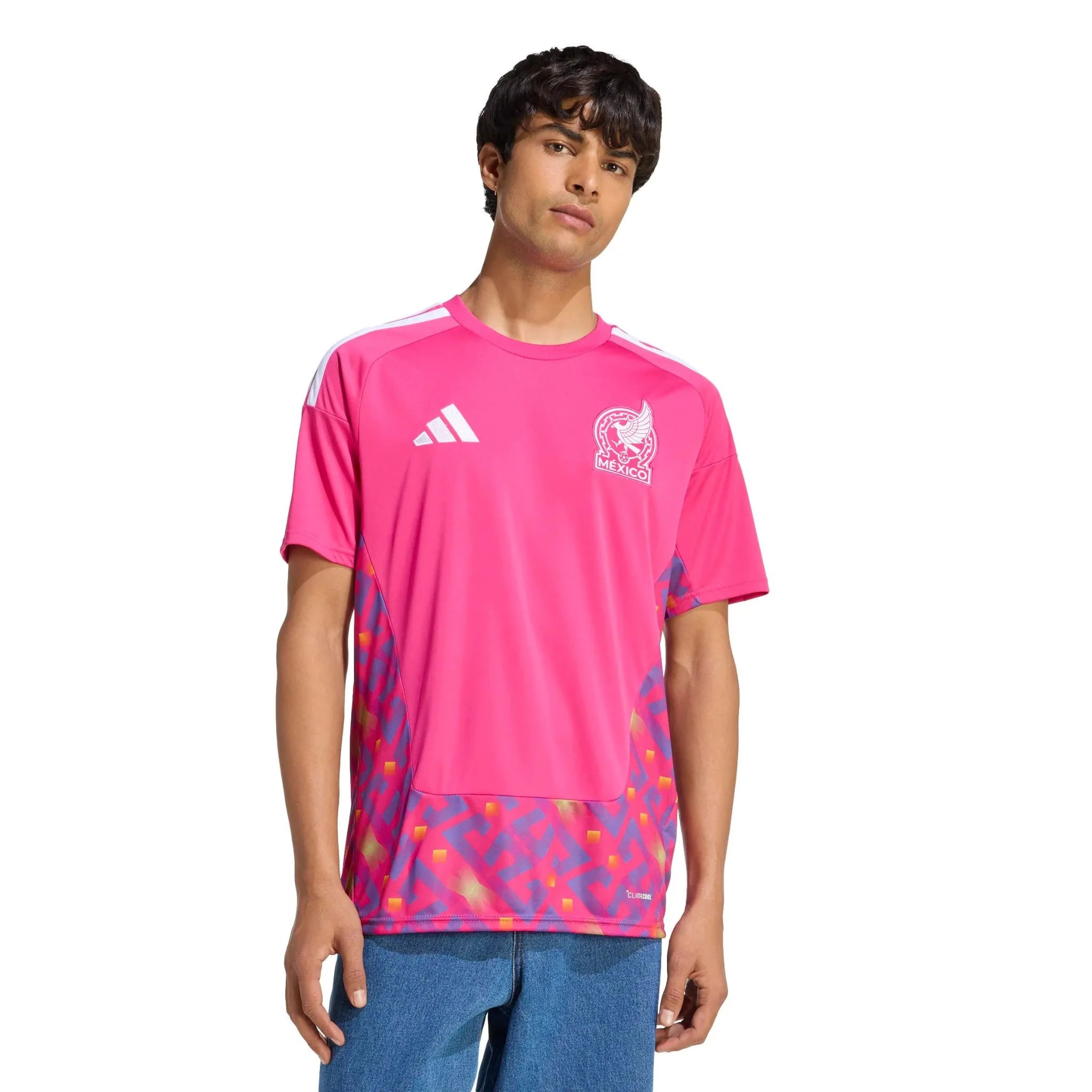 adidas 2026 Mexico Men's Stadium Home Goalkeeper Soccer Jersey