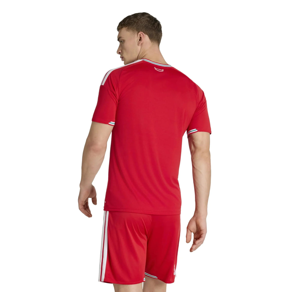 adidas 2026 Wales Men's Stadium Home Soccer Jersey