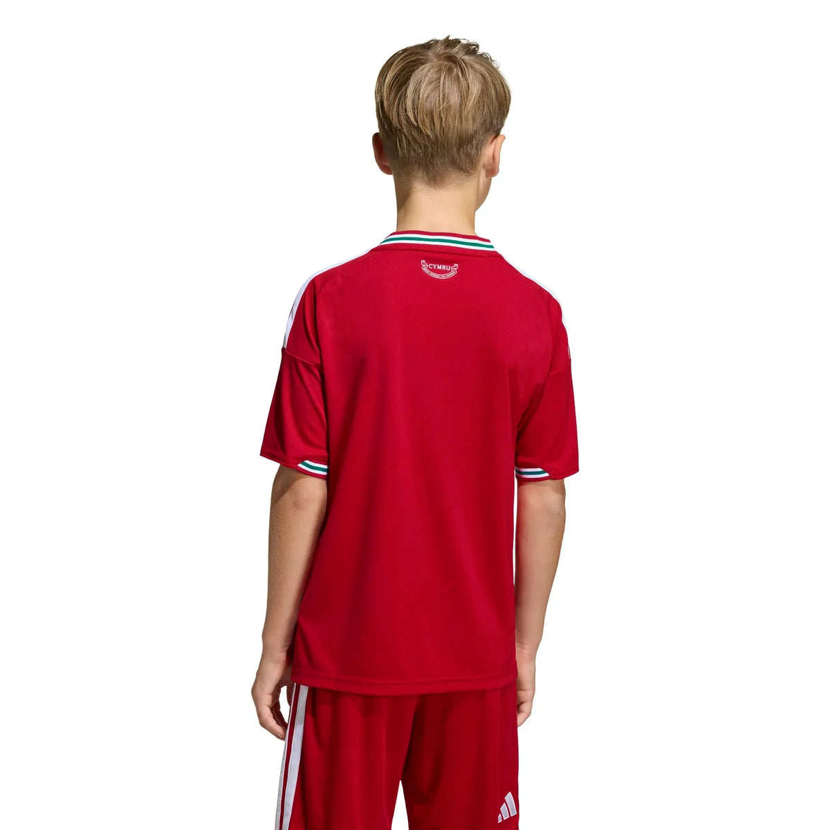 adidas 2026 Wales Youth Stadium Home Soccer Jersey