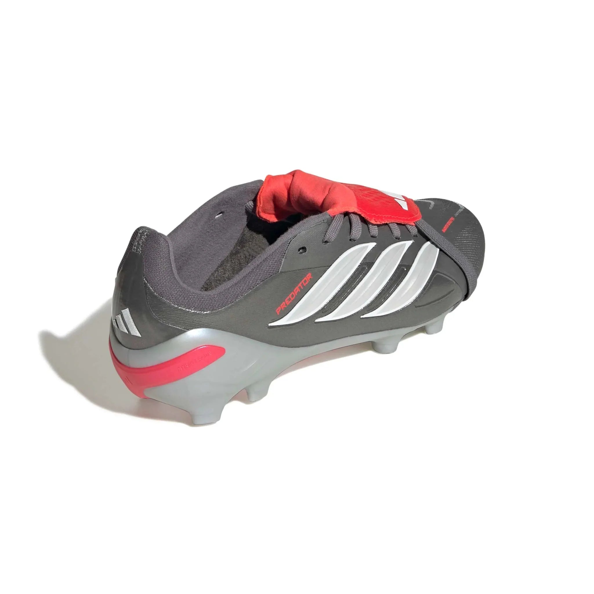 adidas Junior Predator Elite Fold-Over Tongue Firm Ground Soccer Cleats - Finishers Steel Pack (SP26)