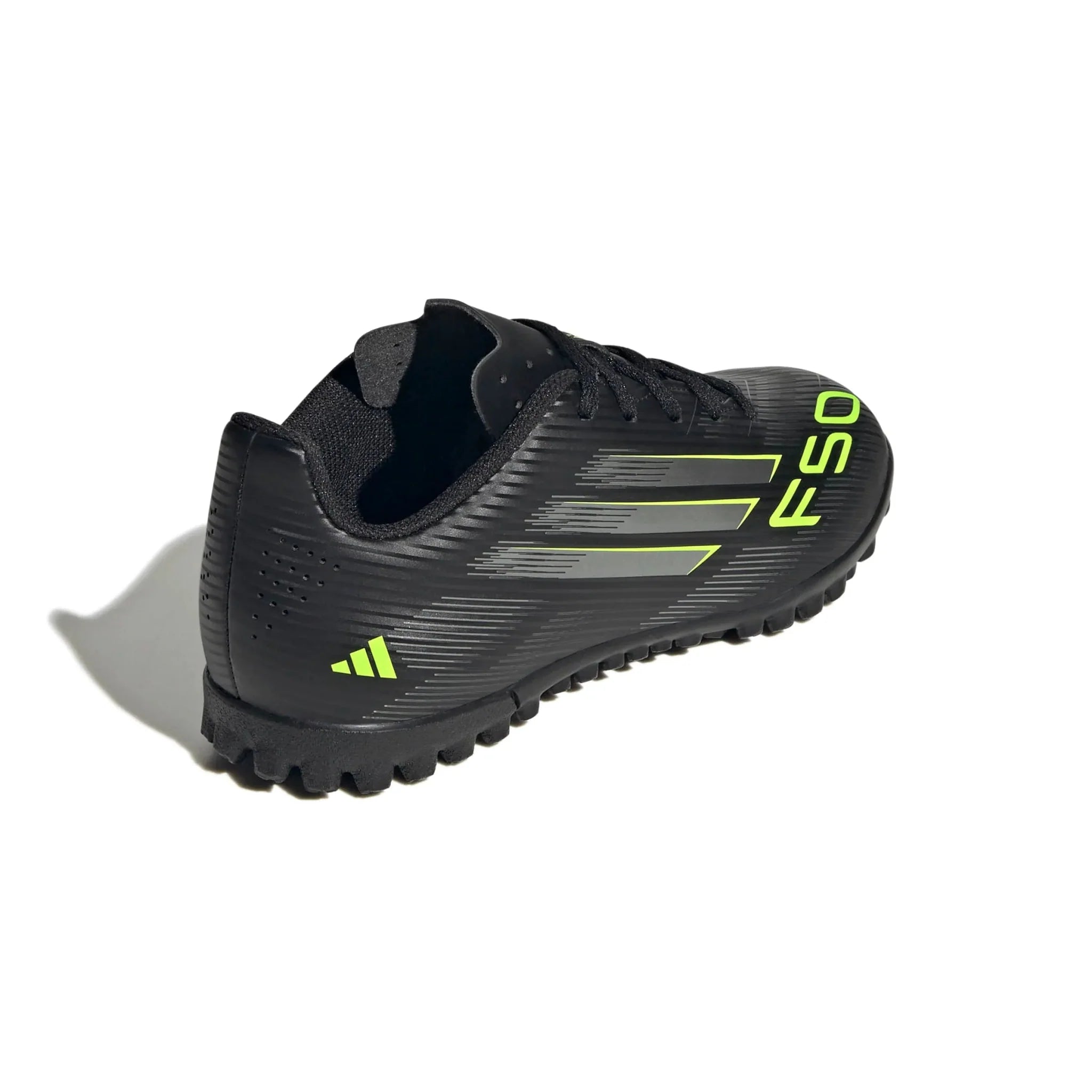 adidas Kid's F50 Club Turf Soccer Shoes - Electric Stealth Pack (FA25)