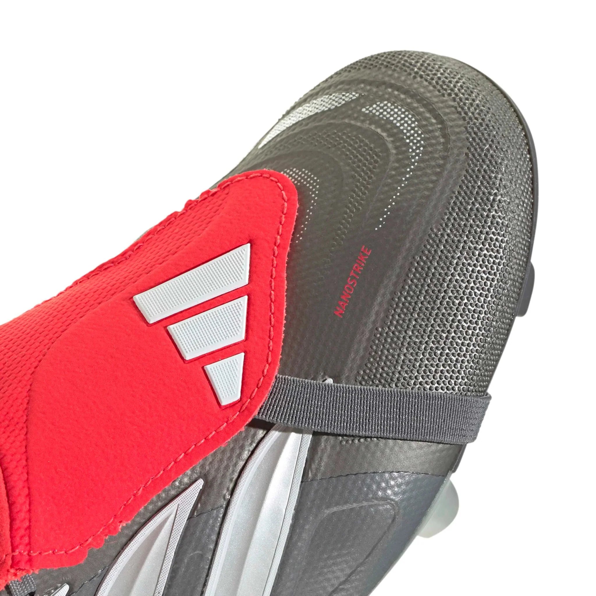 adidas Predator League Fold-Over Tongue Firm Ground Soccer Cleats - Finishers Steel Pack (SP26)