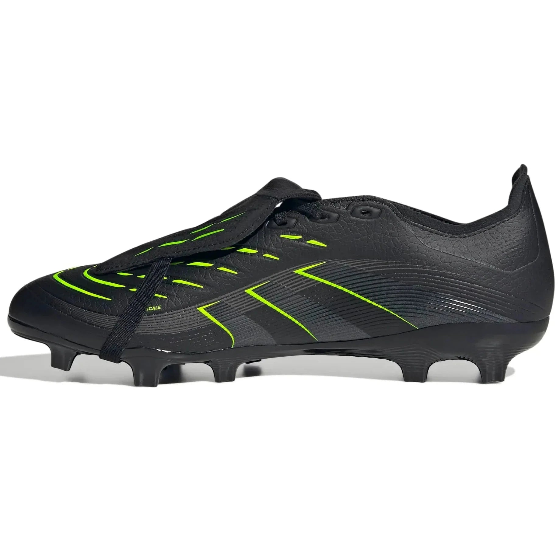 adidas Predator League Fold-Over Tongue Firm/Multi Ground Soccer Cleats - Electric Stealth Pack (FA25)