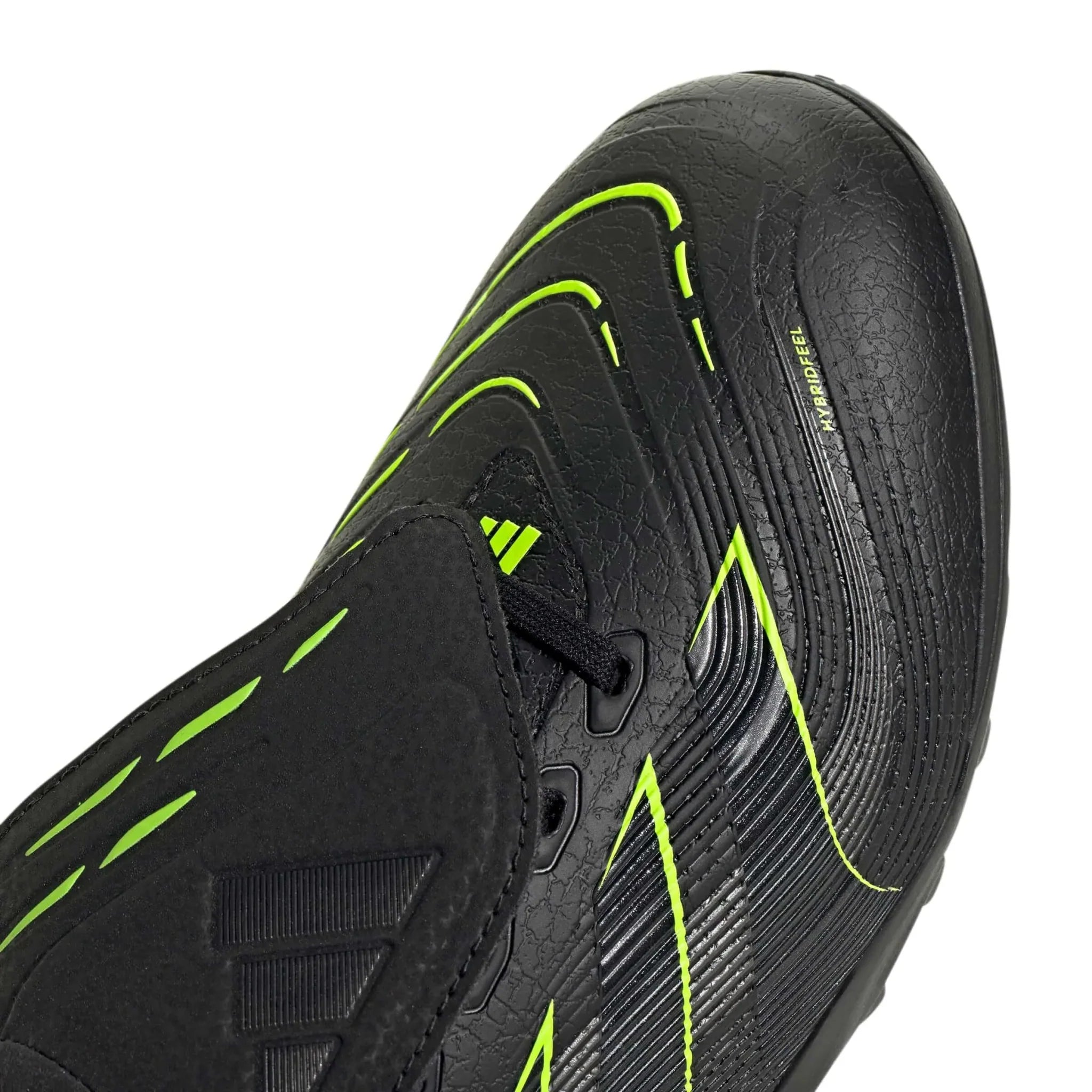 adidas Predator League Fold-Over Tongue Turf Soccer Shoes - Electric Stealth Pack (FA25)