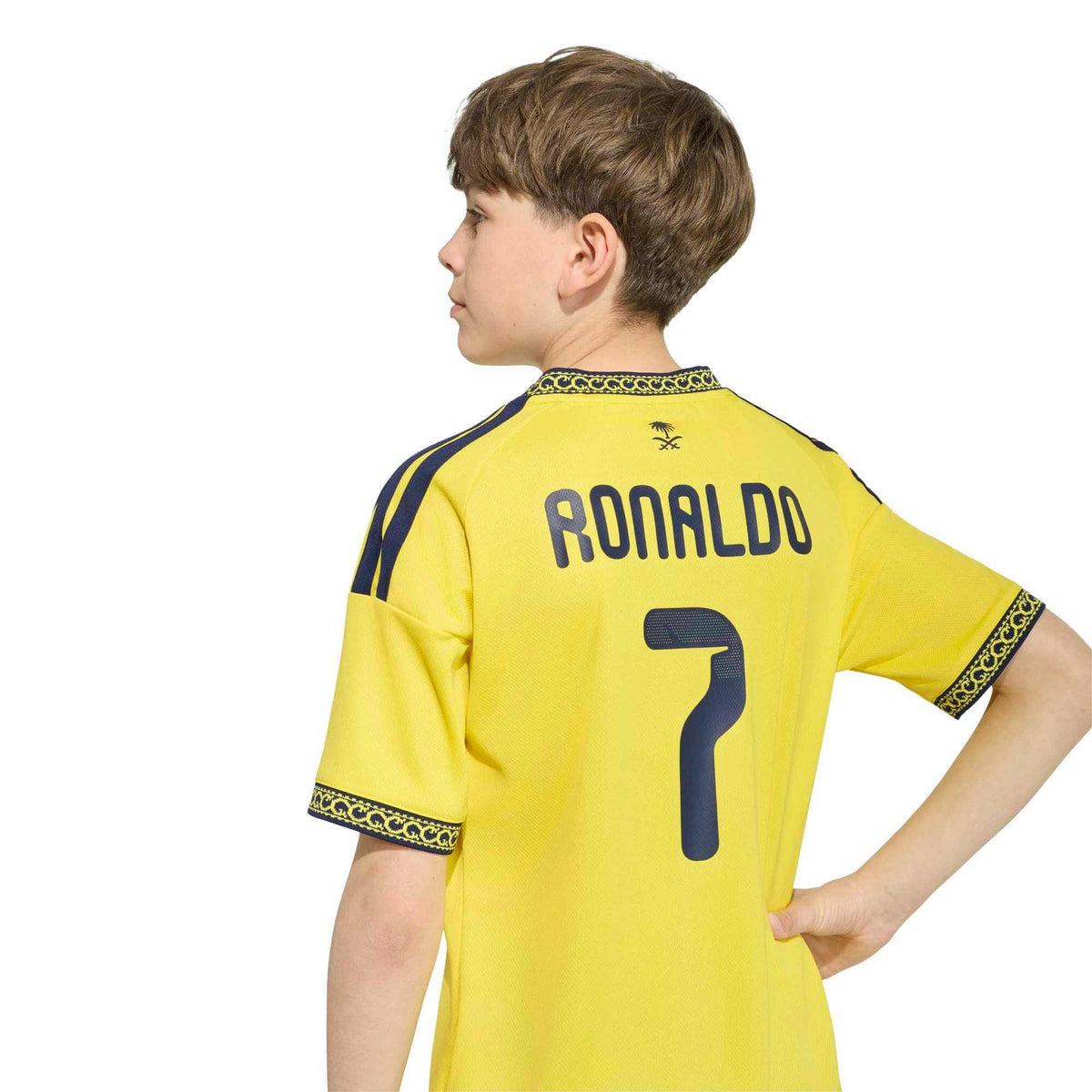 adidas 2026-27 Al Nassr Youth Stadium Home Ronaldo #7 Soccer Jersey