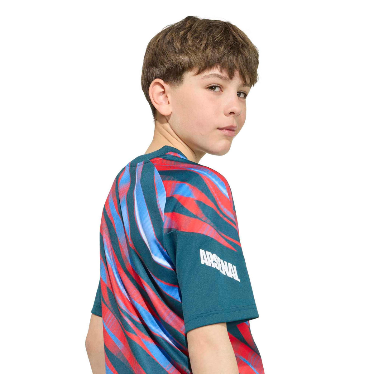 adidas 2026-27 Arsenal Youth Pre-Match Soccer Jersey