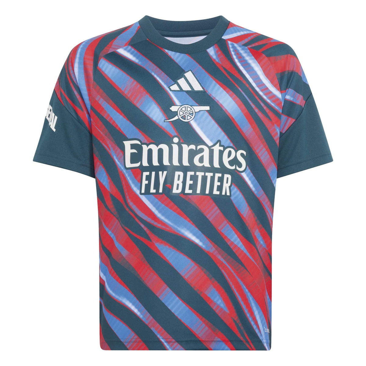 adidas 2026-27 Arsenal Youth Pre-Match Soccer Jersey