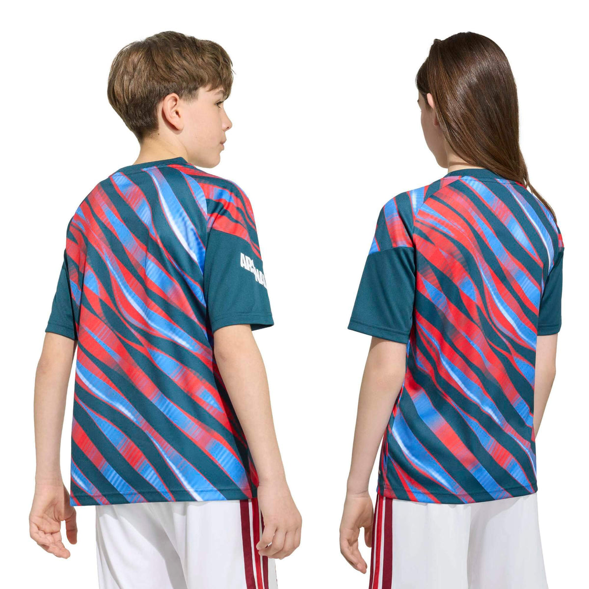 adidas 2026-27 Arsenal Youth Pre-Match Soccer Jersey