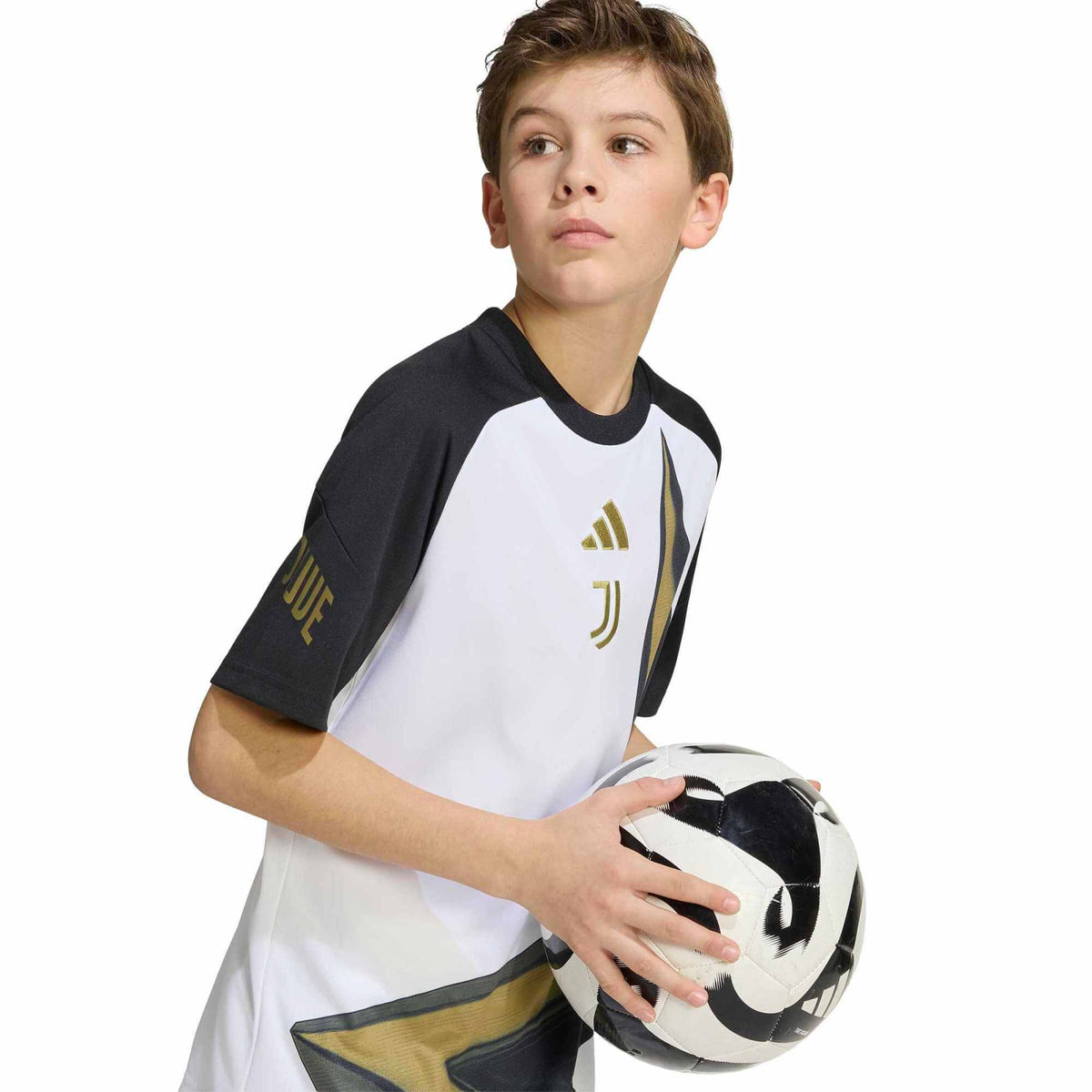 adidas 2026-27 Juventus Youth Pre-Match Soccer Jersey
