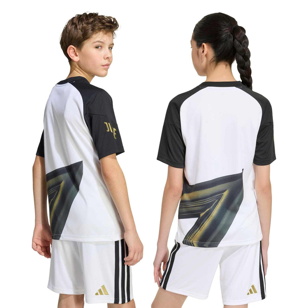 adidas 2026-27 Juventus Youth Pre-Match Soccer Jersey