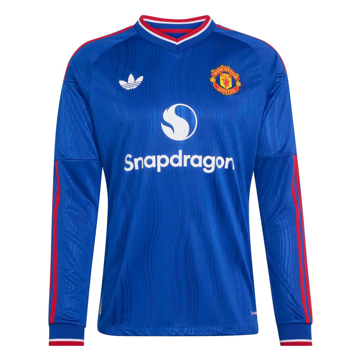 adidas 2026-27 Manchester United Men's Authentic Away Long-Sleeve Soccer Jersey