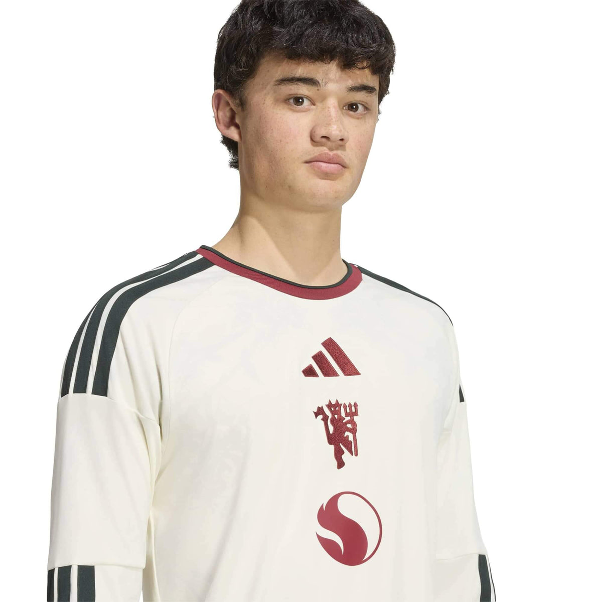adidas 2026-27 Manchester United Men's Stadium Third Long-Sleeve Soccer Jersey