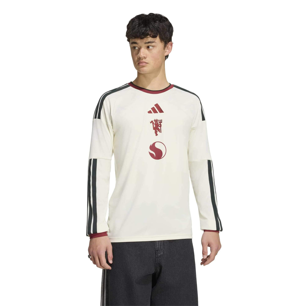 adidas 2026-27 Manchester United Men's Stadium Third Long-Sleeve Soccer Jersey
