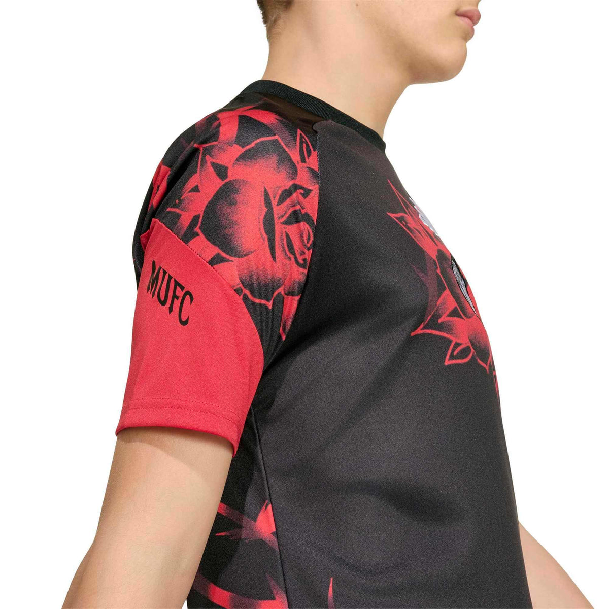 adidas 2026-27 Manchester United Youth Pre-Match Soccer Jersey
