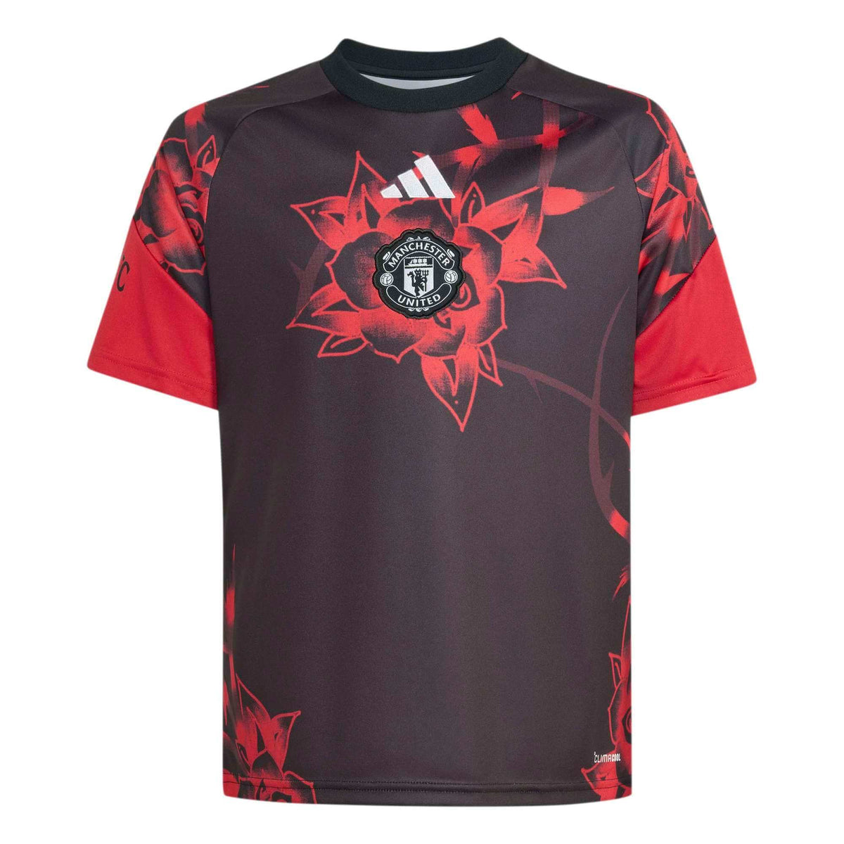adidas 2026-27 Manchester United Youth Pre-Match Soccer Jersey