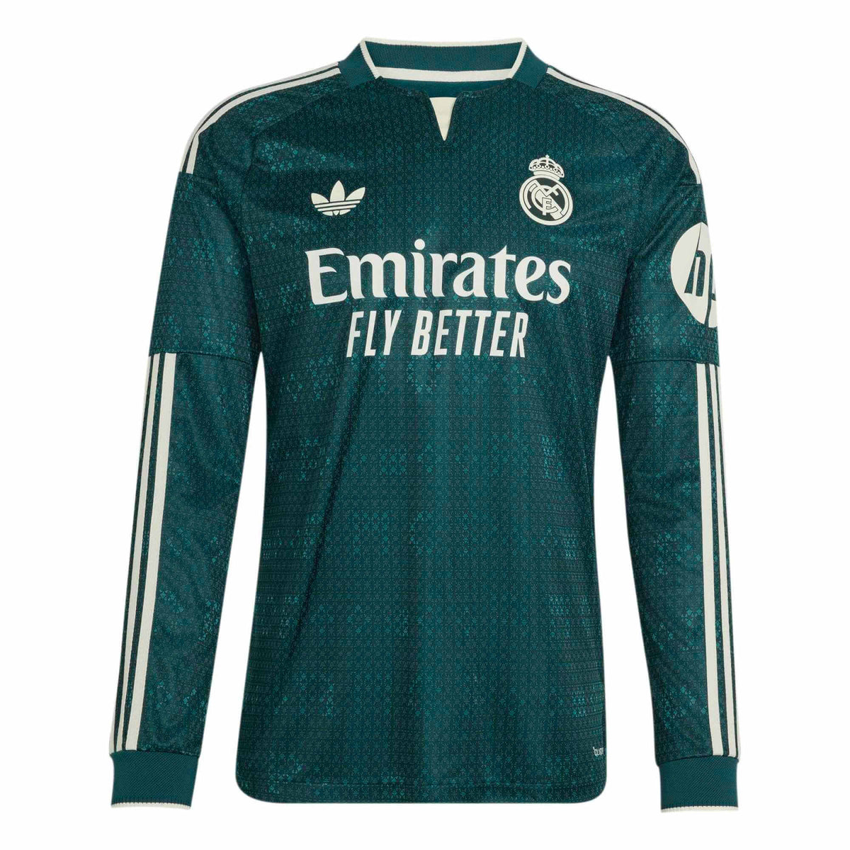 adidas 2026-27 Real Madrid Men's Authentic Away Long-Sleeve Soccer Jersey