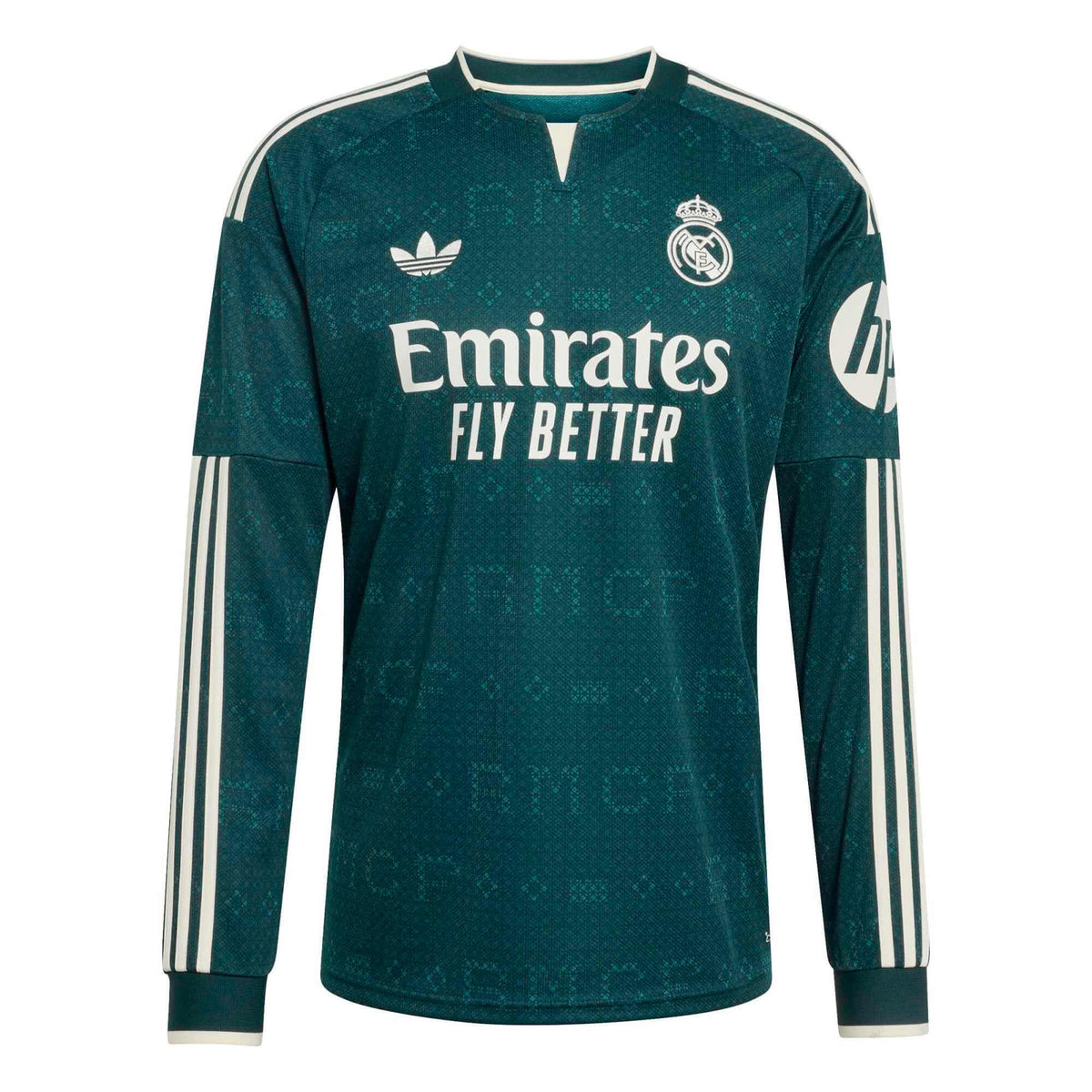 adidas 2026-27 Real Madrid Men's Stadium Away Long-Sleeve Soccer Jersey