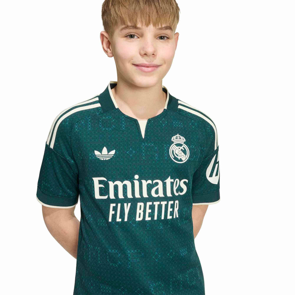 adidas 2026-27 Real Madrid Youth Stadium Away Soccer Jersey