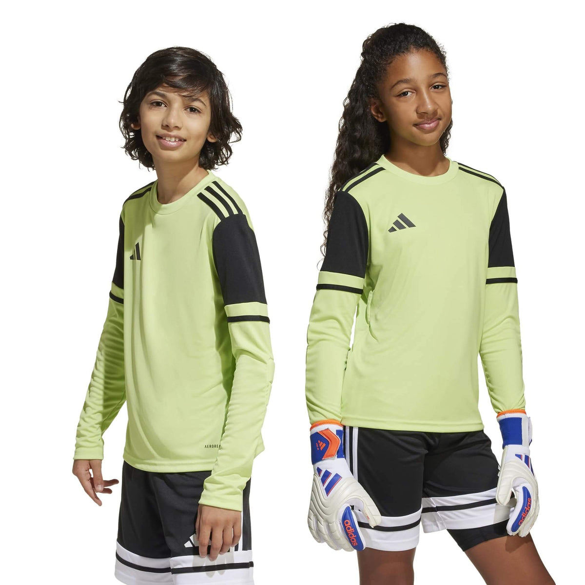 adidas Squadra 25 Youth Goalkeeper Long-Sleeve Soccer Jersey