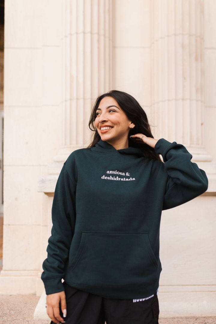 Sudadera con capucha "Ansiosa"