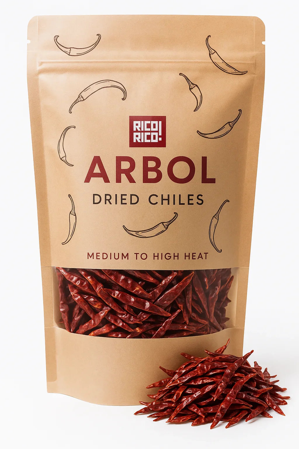 Chile de Árbol Dried Chiles – Hot & Authentic Mexican Peppers