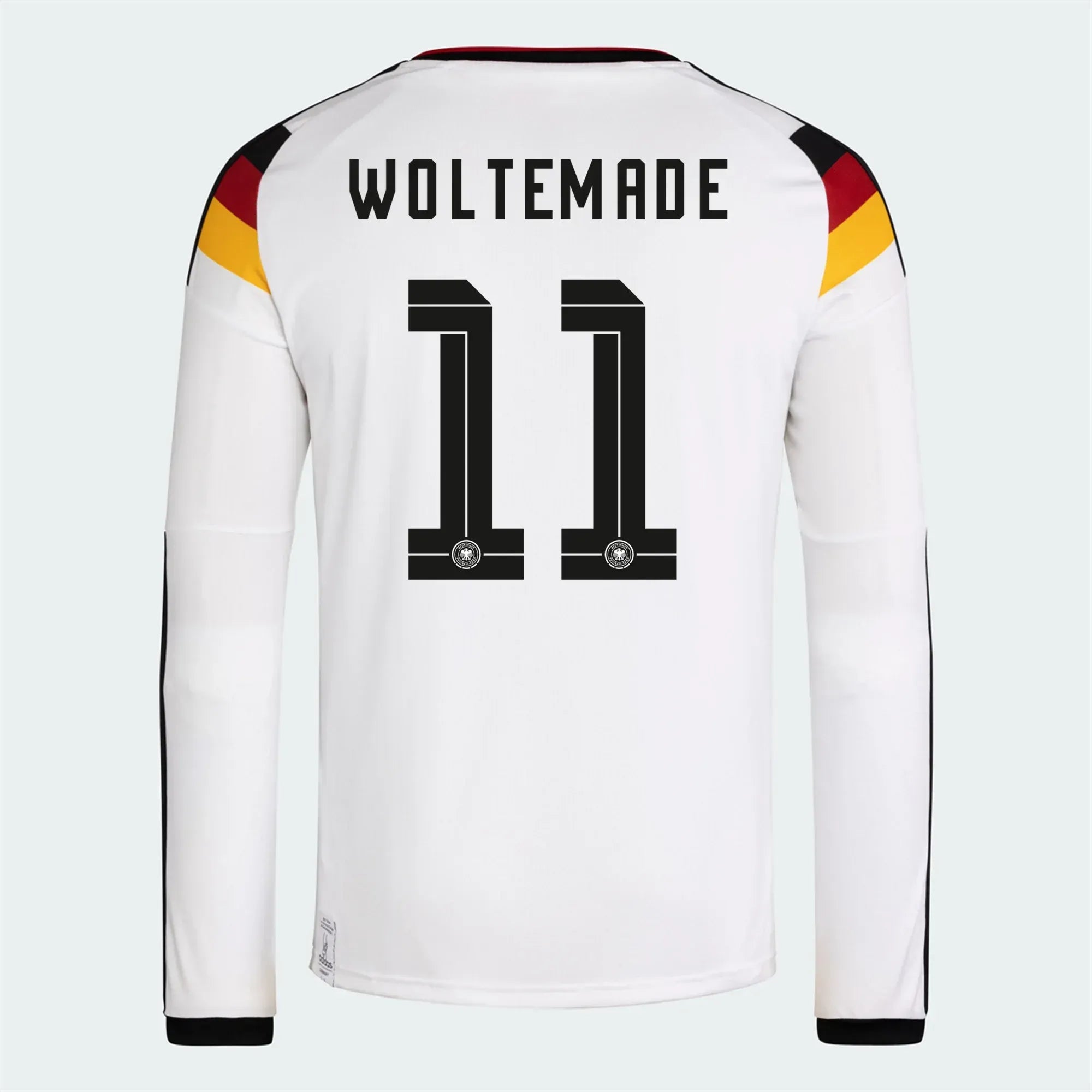 adidas 2026 Germany Men's Stadium Home Long-Sleeve Soccer Jersey