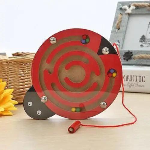 Baby Wooden Toy for Children Magnetic Maze Balance Board Wood game , Maze Puzzle baby Toys 0-12Months