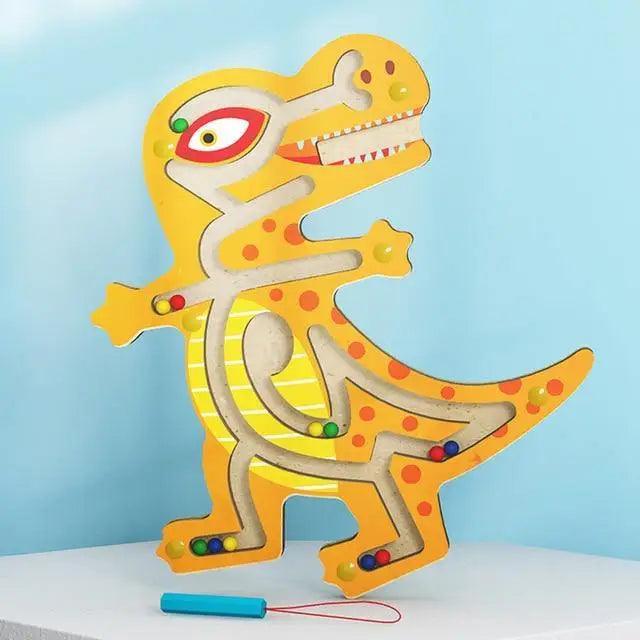 Baby Wooden Toy for Children Magnetic Maze Balance Board Wood game , Maze Puzzle baby Toys 0-12Months