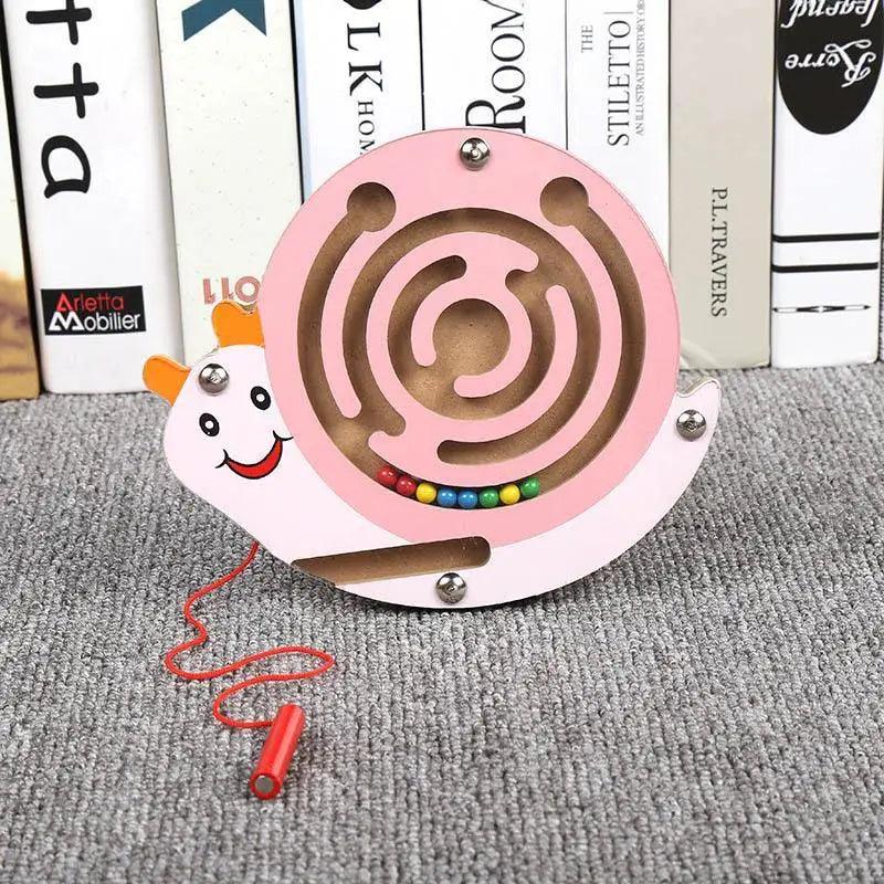 Baby Wooden Toy for Children Magnetic Maze Balance Board Wood game , Maze Puzzle baby Toys 0-12Months