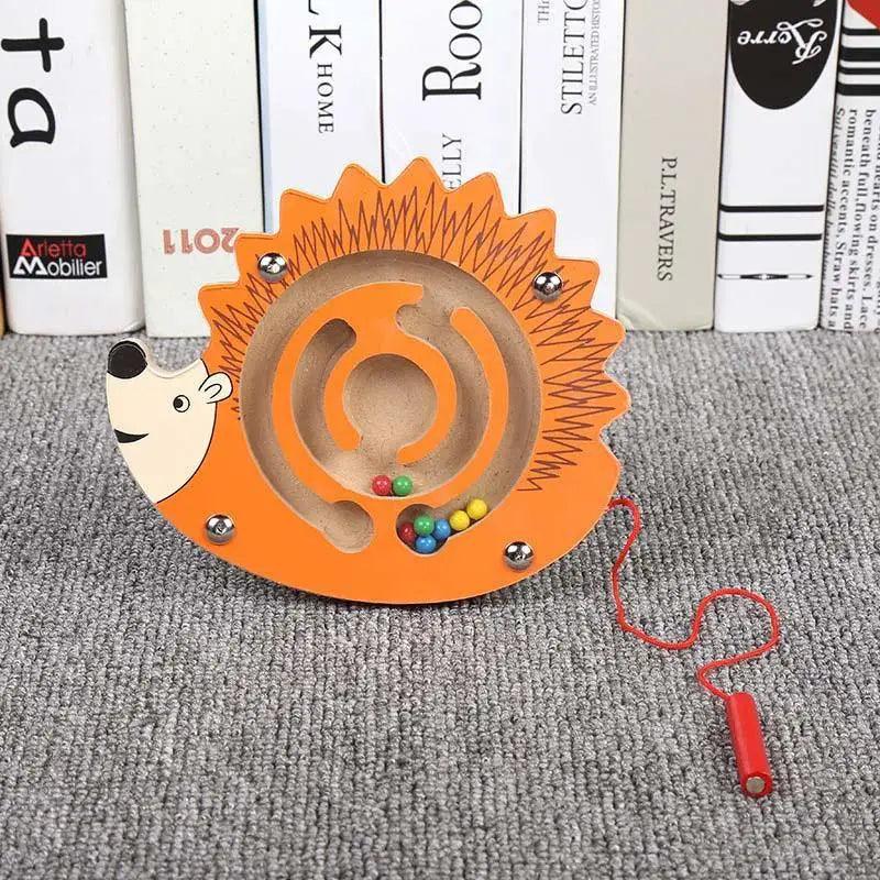 Baby Wooden Toy for Children Magnetic Maze Balance Board Wood game , Maze Puzzle baby Toys 0-12Months