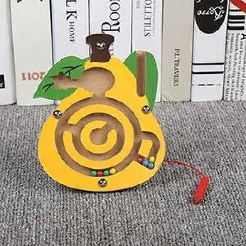 Baby Wooden Toy for Children Magnetic Maze Balance Board Wood game , Maze Puzzle baby Toys 0-12Months