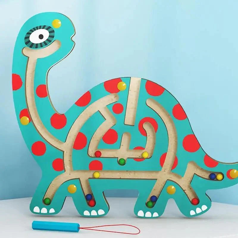 Baby Wooden Toy for Children Magnetic Maze Balance Board Wood game , Maze Puzzle baby Toys 0-12Months