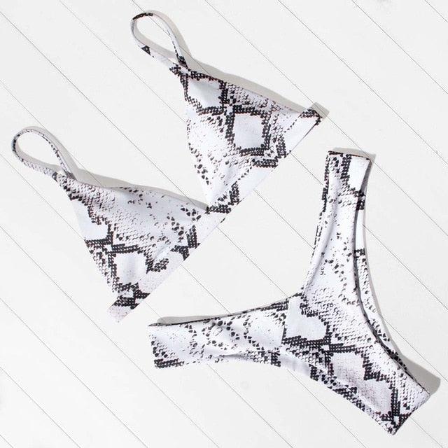 Bikini Swimwear Women Swimsuit Push Up Micro Bikinis Set Swimming Bathing Suit Beachwear Summer Thong Bottom Two Piece Bikini Double Shoulder Straps Cute Swimsuit Triangle Bathing Bikini