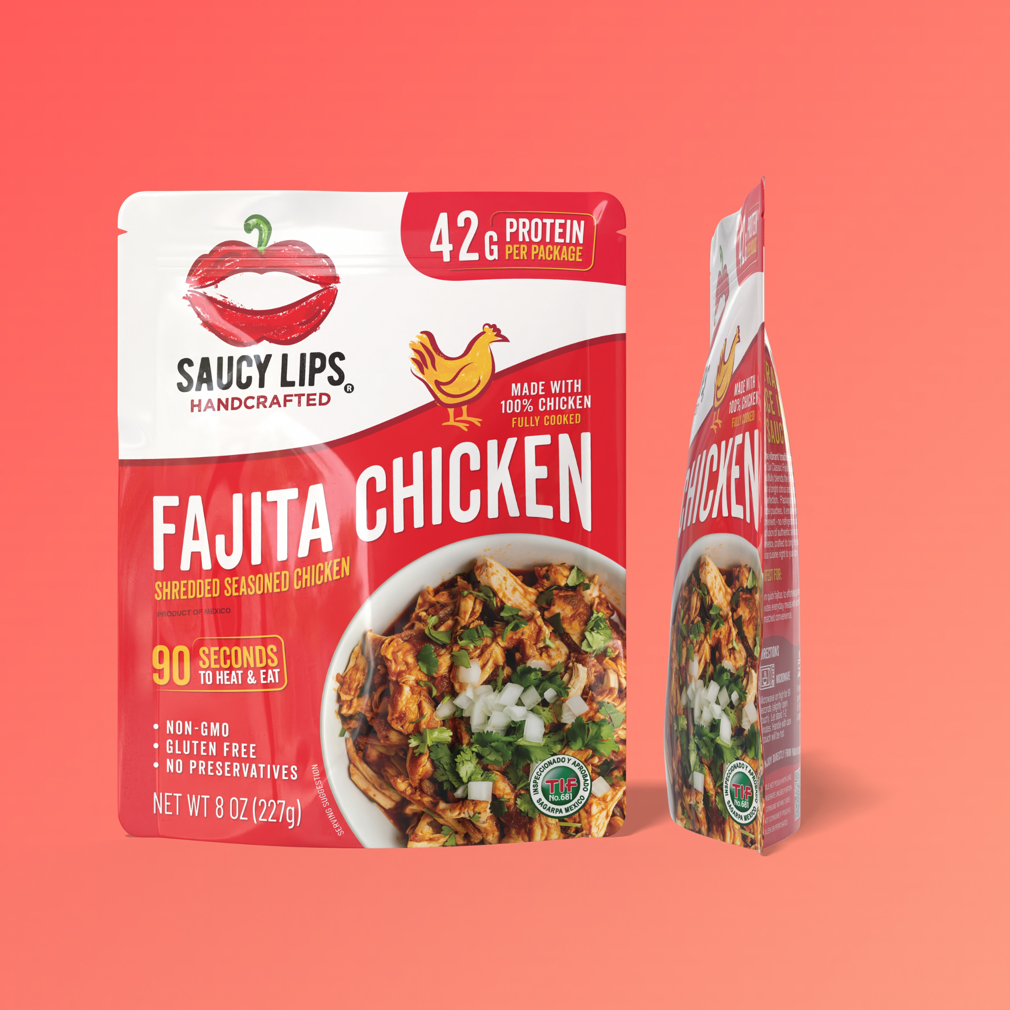 Pollo para Fajitas – 42 g de proteína | Listo en 90 segundos