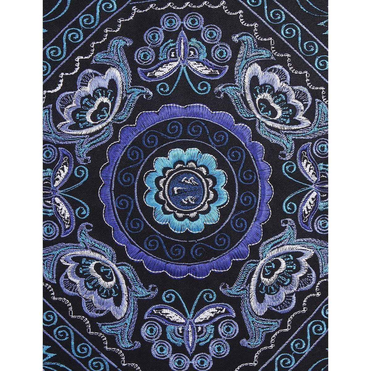 Diamond Flower Embroidered Pillow Cover - Thailand