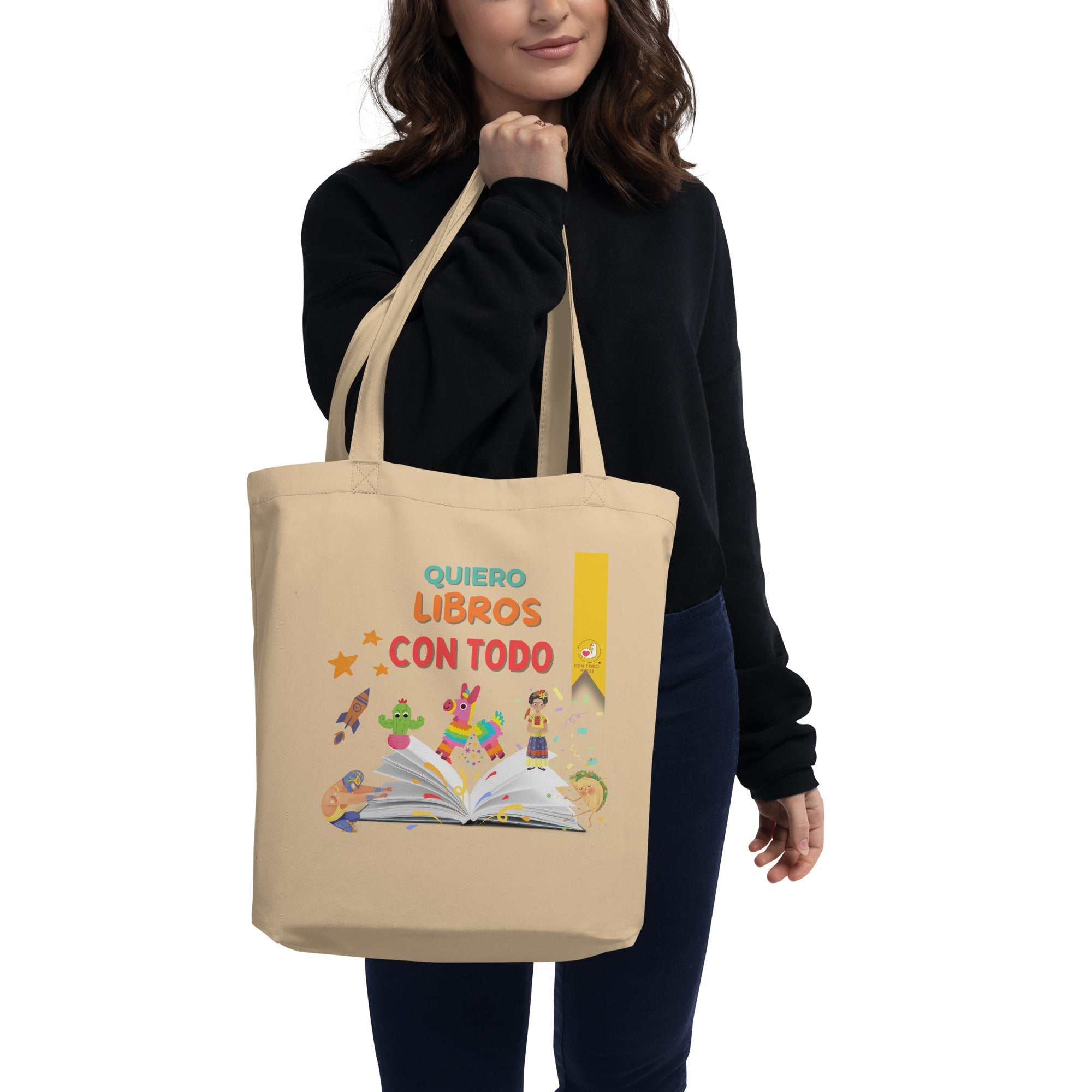 ¡Bolsa de tela! Quiero Mis Libros Con Todo