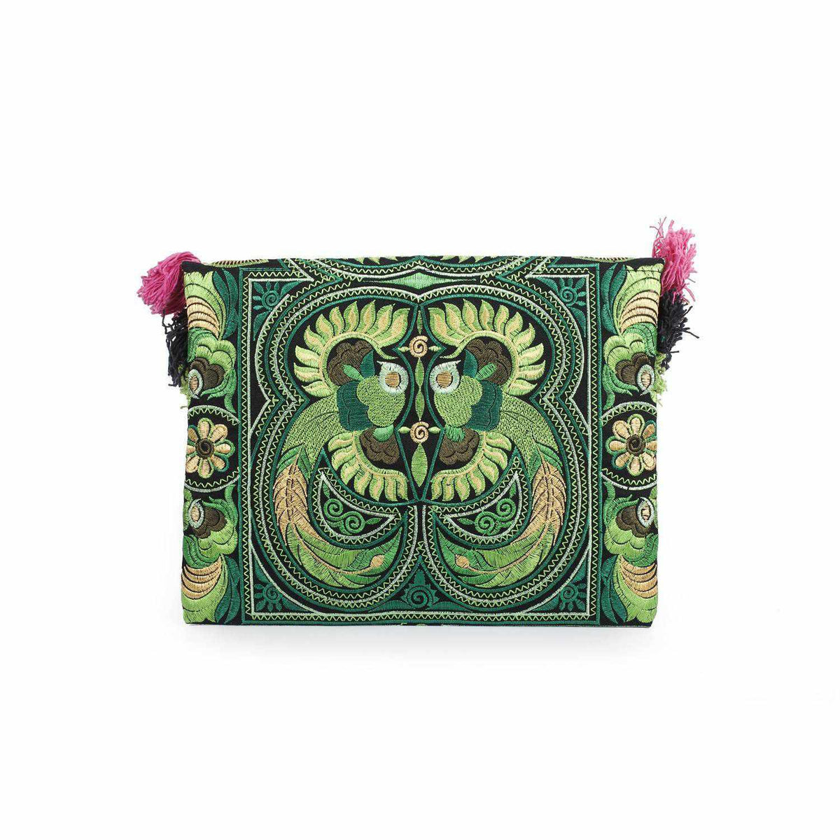 Embroidered Multi Tassel Clutch Bag iPad Case – Thailand