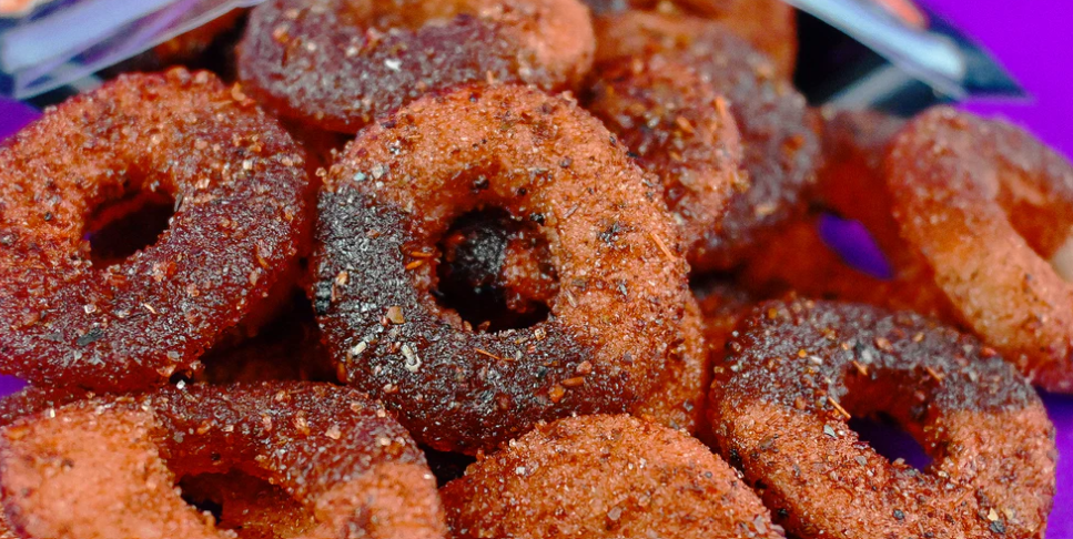 Dive into a Fruity Fiesta with Peach Rings in Chamoy!