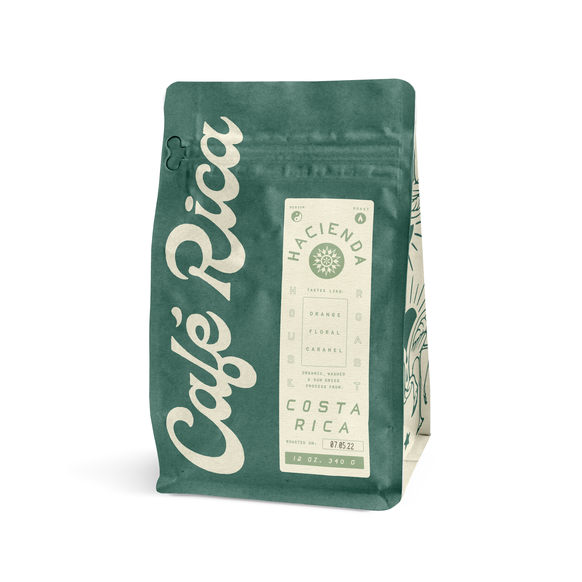 Cafe Rica's Hacienda - House Roast - Single Origin and Certified Organic Washed Costa Rica