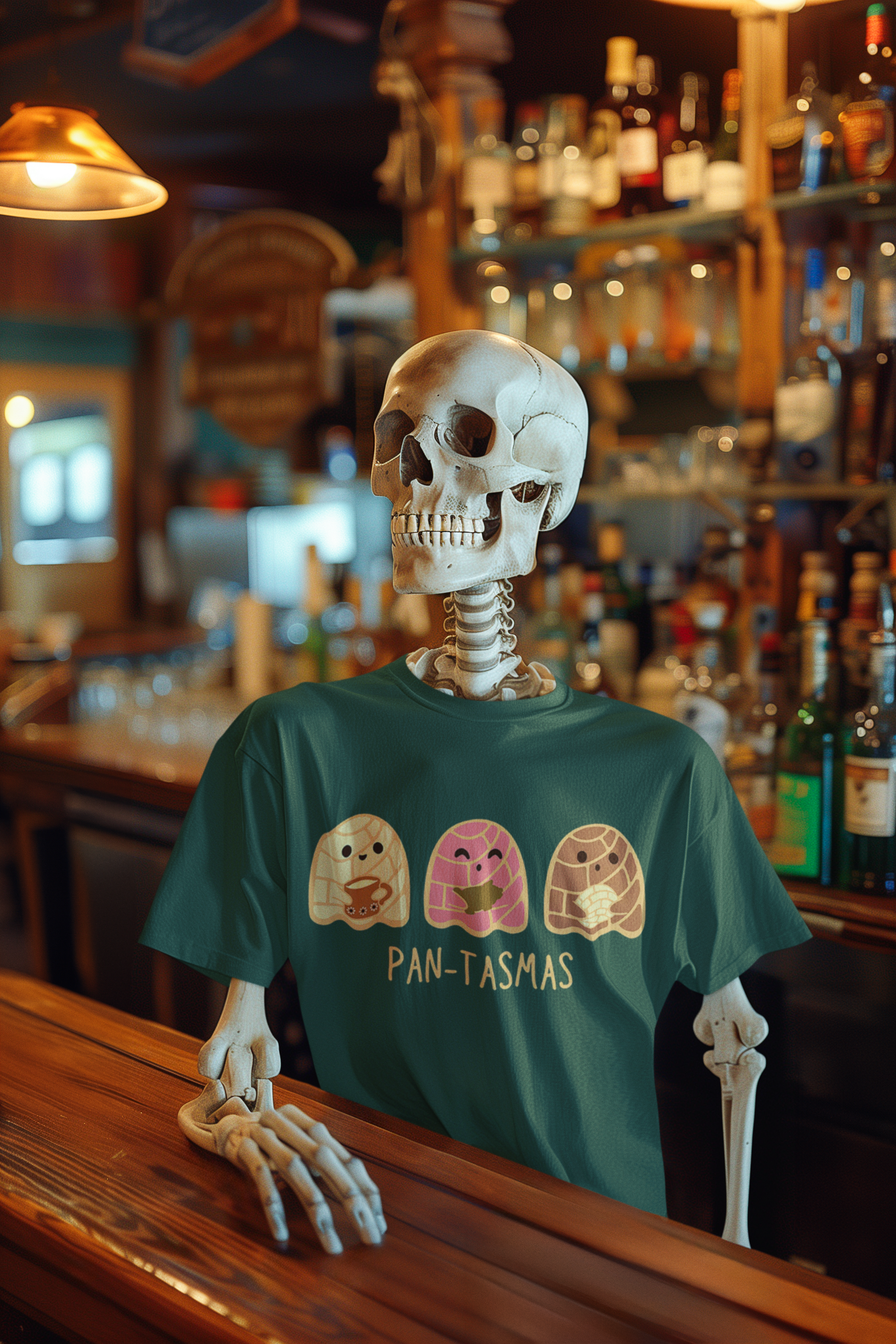 Pantasmas Fantasma Pan Dulce Conchas Camiseta | Halloween, Abucheo, Disfraz de terror espeluznante latino | Unisex - 3 colores