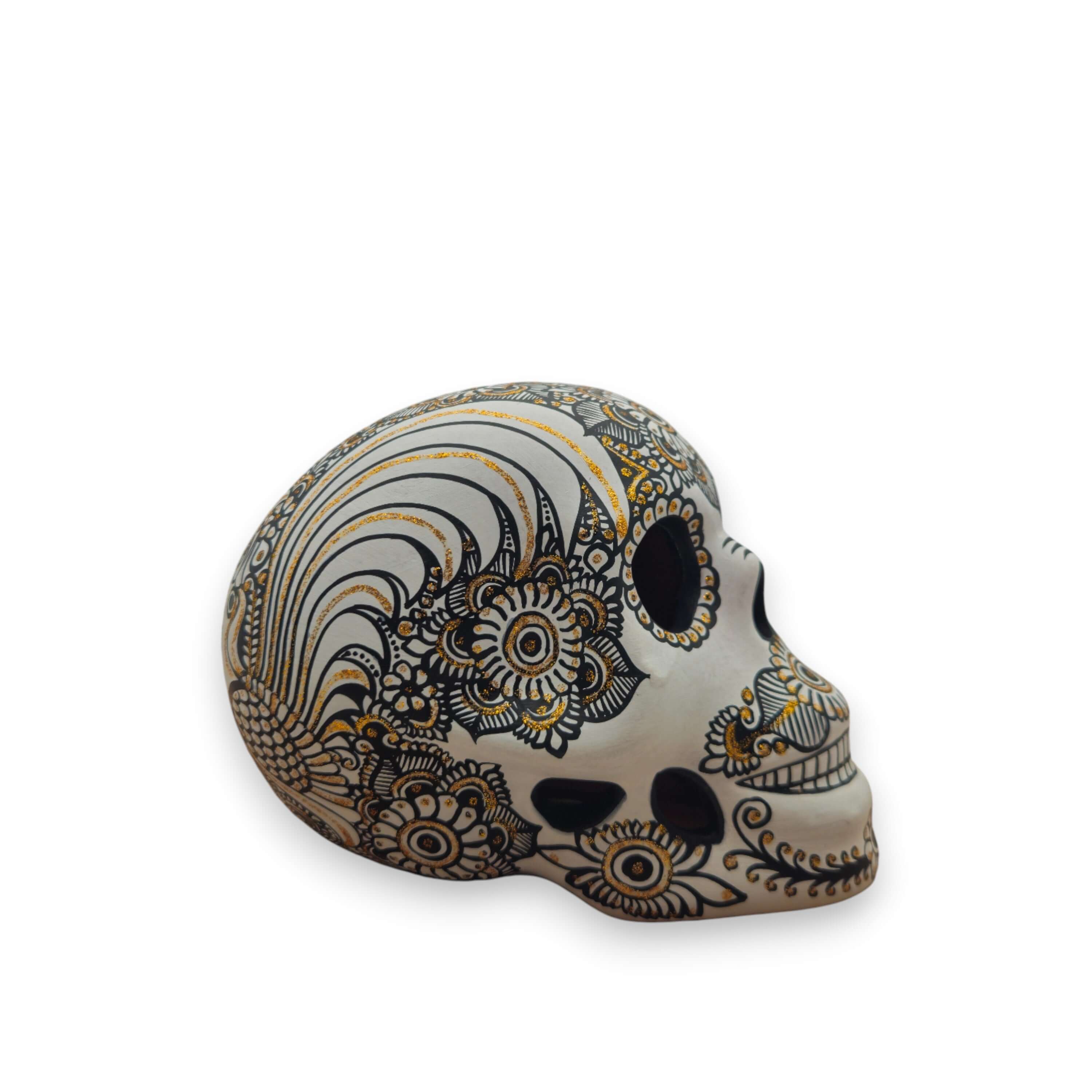 Calavera Talavera | Decoración de Cerámica Pintada a Mano