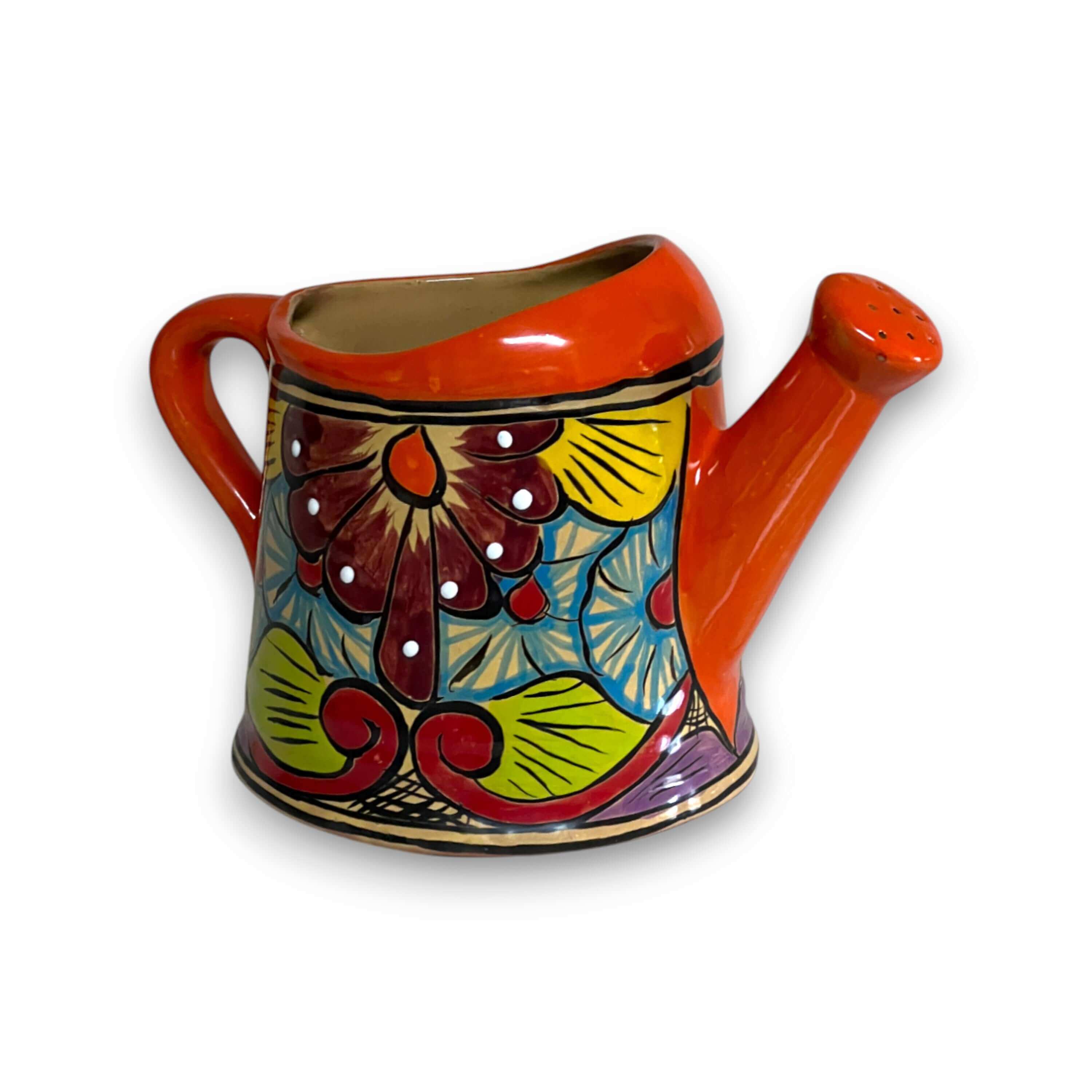 Regadera/Maceta de Talavera | Cerámica Mexicana Pintada a Mano