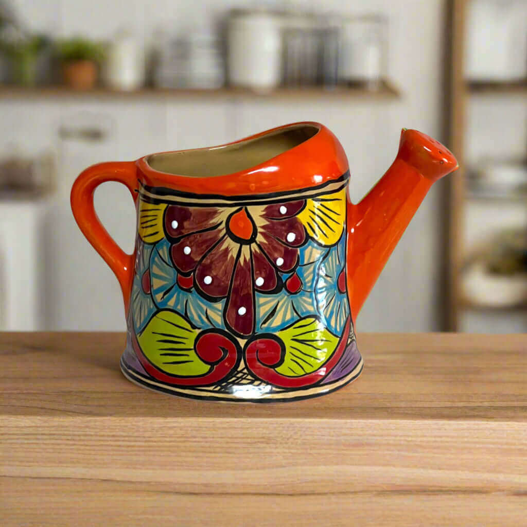 Regadera/Maceta de Talavera | Cerámica Mexicana Pintada a Mano